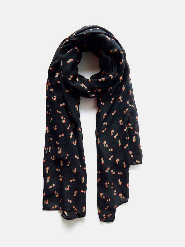 Шарф с принтом клубники Mint Velvet, Black
Шарф с принтом клубники Mint Velvet, Black