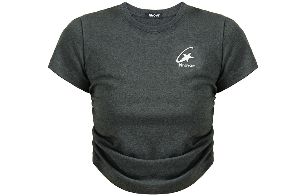 Женский укороченный топ Nnova, Темно-серый
Женский укороченный топ Nnova, Темно-серый