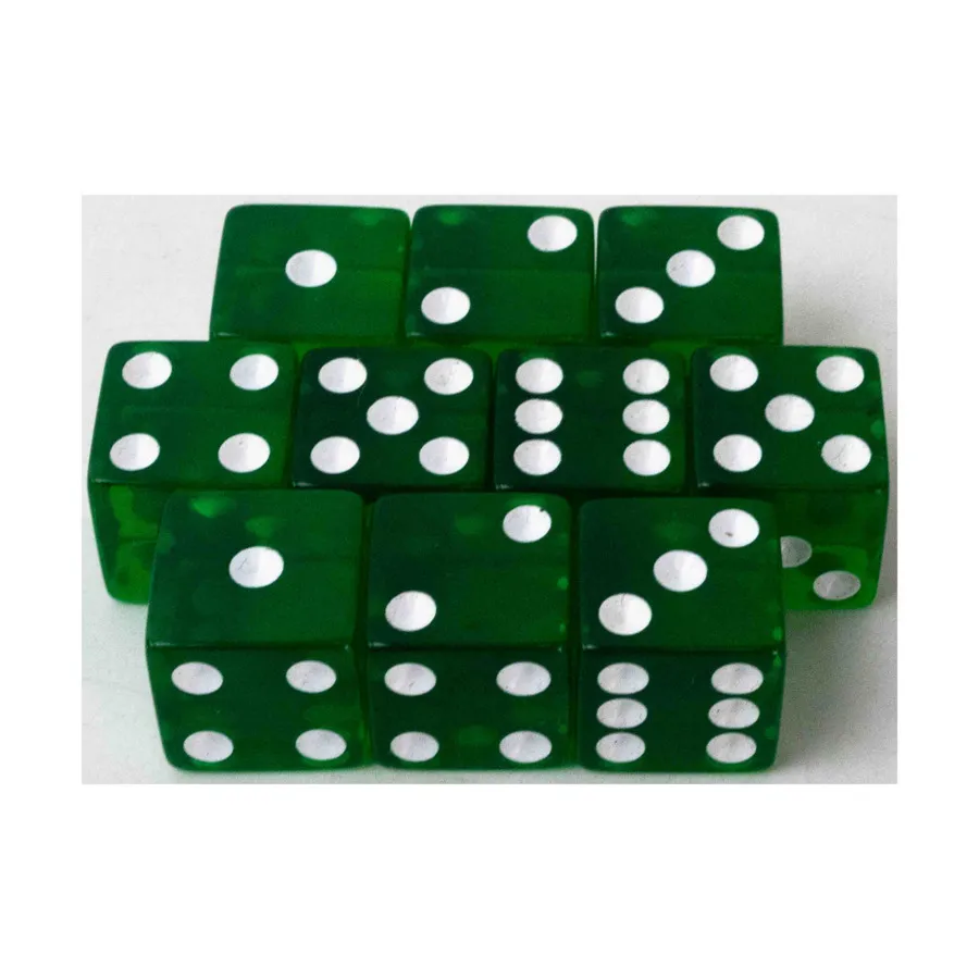 d6 16мм Прозрачный - Зеленый (С крапинками) (10), Dice - Transparent (Koplow)
d6 16мм Прозрачный - Зеленый (С крапинками) (10), Dice - Transparent (Koplow)