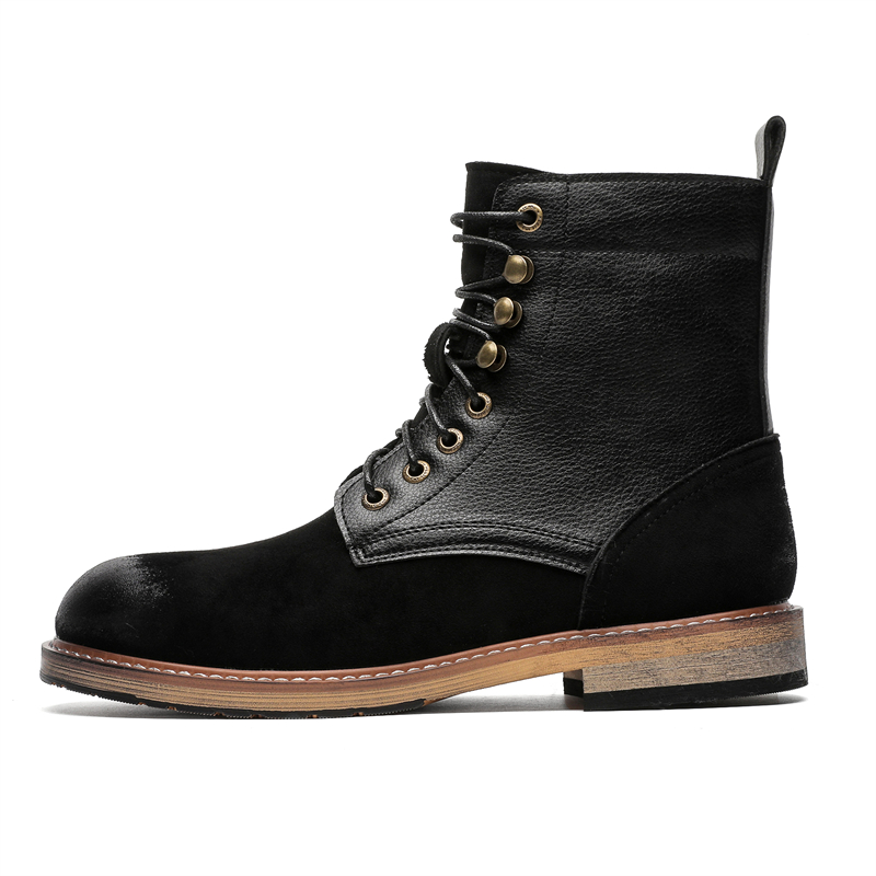 Chi Wolf Ботинки Martin мужские, черно-коричневые
Chi Wolf Ботинки Martin мужские, черно-коричневые