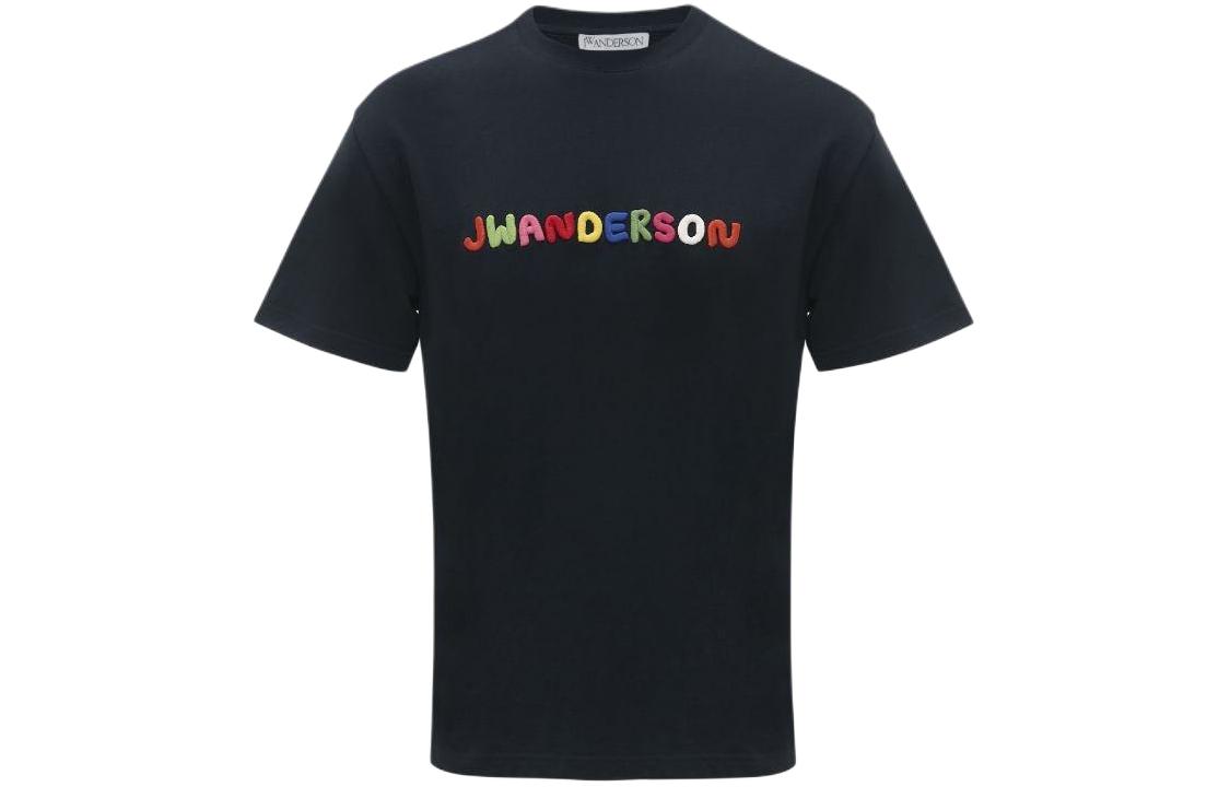 Футболка с вышитым логотипом JW Anderson, синий
Футболка с вышитым логотипом JW Anderson, синий