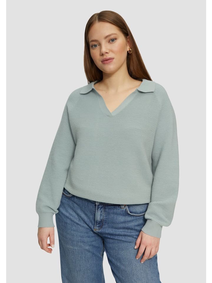 Вязаный свитер QS, зеленый
Вязаный свитер QS, зеленый