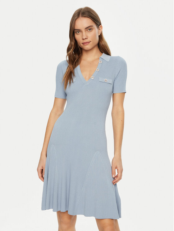 Трикотажное платье обычного кроя W5RK18 Z2U00 Guess, синий
Трикотажное платье обычного кроя W5RK18 Z2U00 Guess, синий