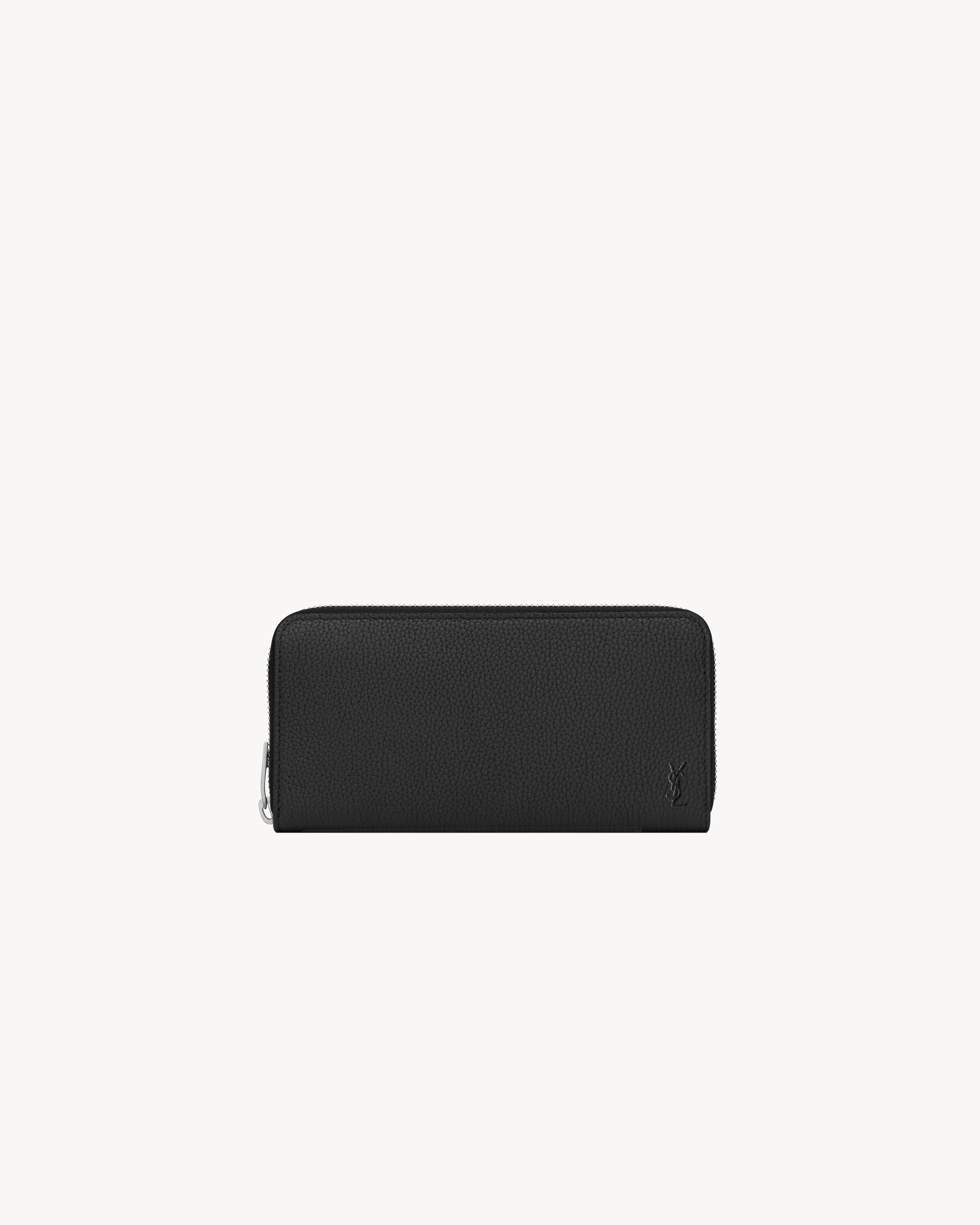 Кошелек на молнии Cassandre Shadow Saint Laurent из зернистой кожи, черный
Кошелек на молнии Cassandre Shadow Saint Laurent из зернистой кожи, черный