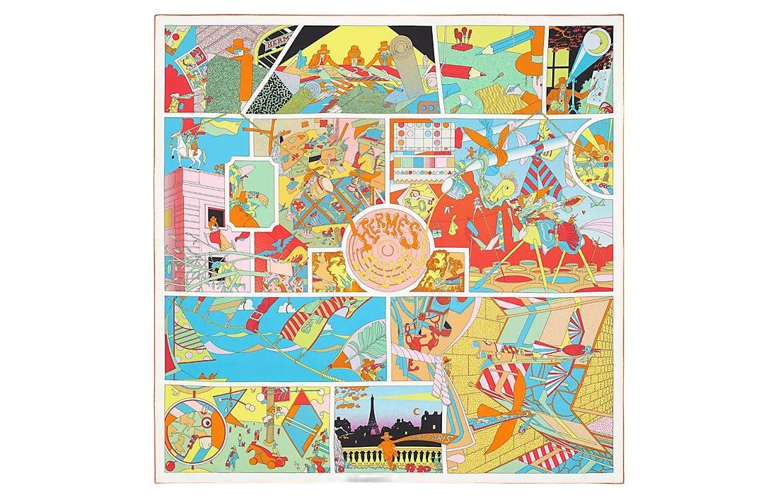 Шёлковый платок Carre Multicolor HERMES
Шёлковый платок Carre Multicolor HERMES