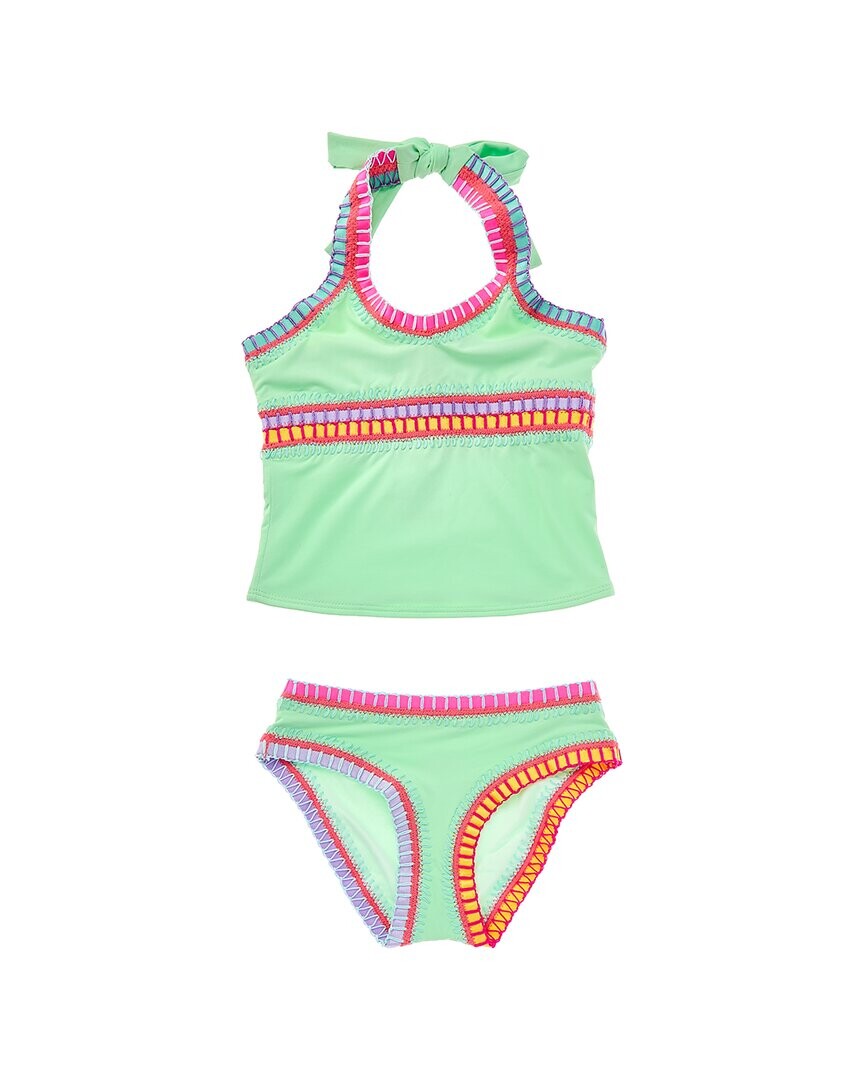 Комплект танкини PilyQ из 2 предметов с радужной вышивкой, зеленый
Комплект танкини PilyQ из 2 предметов с радужной вышивкой, зеленый