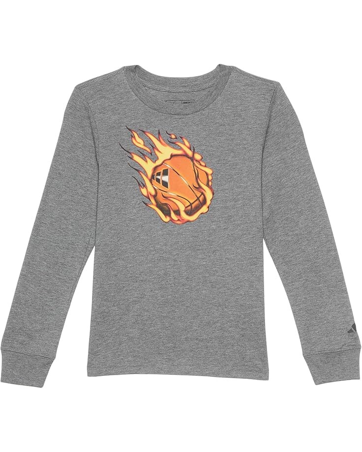 Футболка adidas Kids Graphic Long Sleeve Heather Tee, цвет Charcoal Grey Heather
Футболка adidas Kids Graphic Long Sleeve Heather Tee, цвет Charcoal Grey Heather
