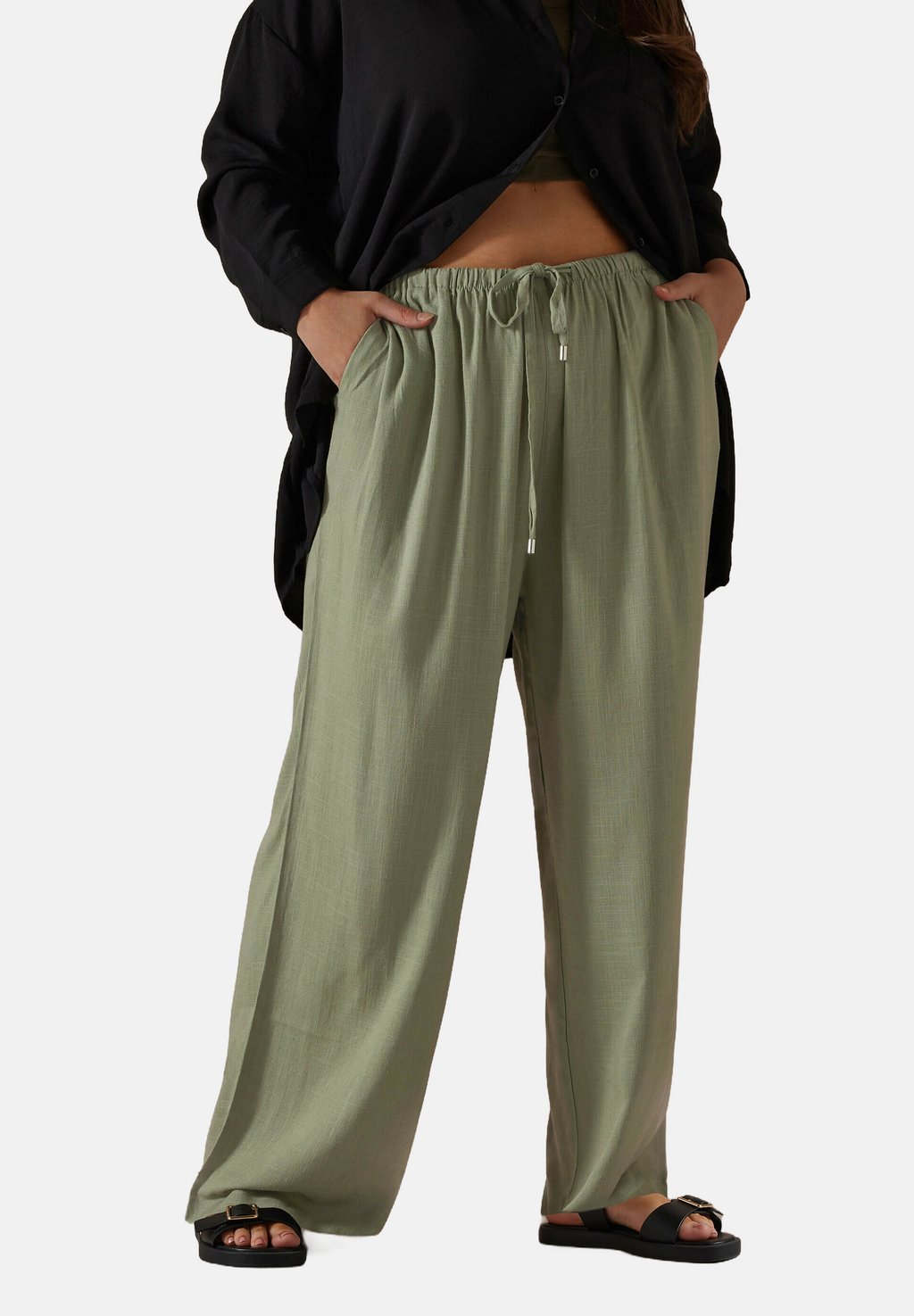 Брюки TIE FRONT Yours Clothing, светло-зеленый
Брюки TIE FRONT Yours Clothing, светло-зеленый