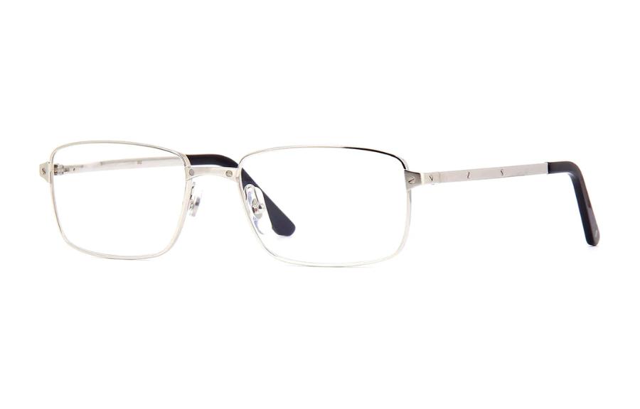 Cartier Металлическая прямоугольная оправа для очков унисекс серебристая, Silver
Cartier Металлическая прямоугольная оправа для очков унисекс серебристая, Silver