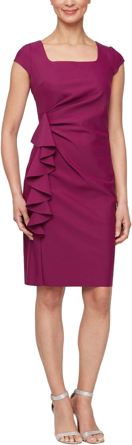 Платье Alex Evenings Short Compression Sheath Dress with Square Neck, цвет Passion
Платье Alex Evenings Short Compression Sheath Dress with Square Neck, цвет Passion