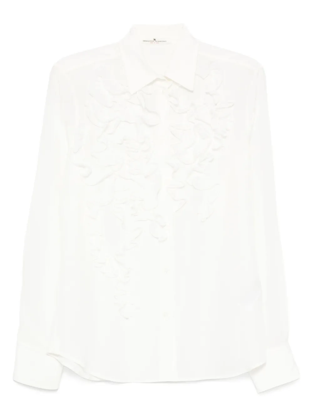 Шелковая рубашка Ermanno Scervino, белый
Шелковая рубашка Ermanno Scervino, белый