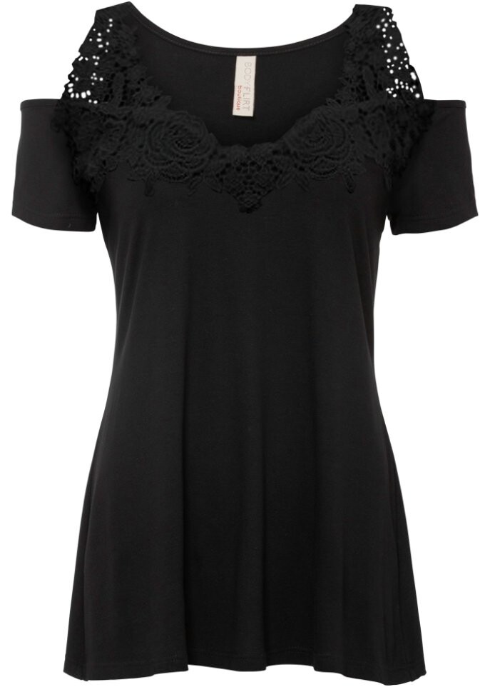 Рубашка с кружевом Bodyflirt Boutique, черный
Рубашка с кружевом Bodyflirt Boutique, черный