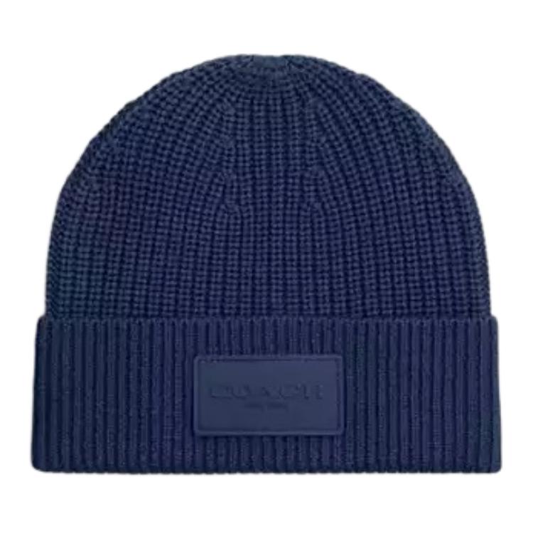 COACH Унисекс шапка из мериносовой шерсти тёмно-синяя, Navy Blue
COACH Унисекс шапка из мериносовой шерсти тёмно-синяя, Navy Blue