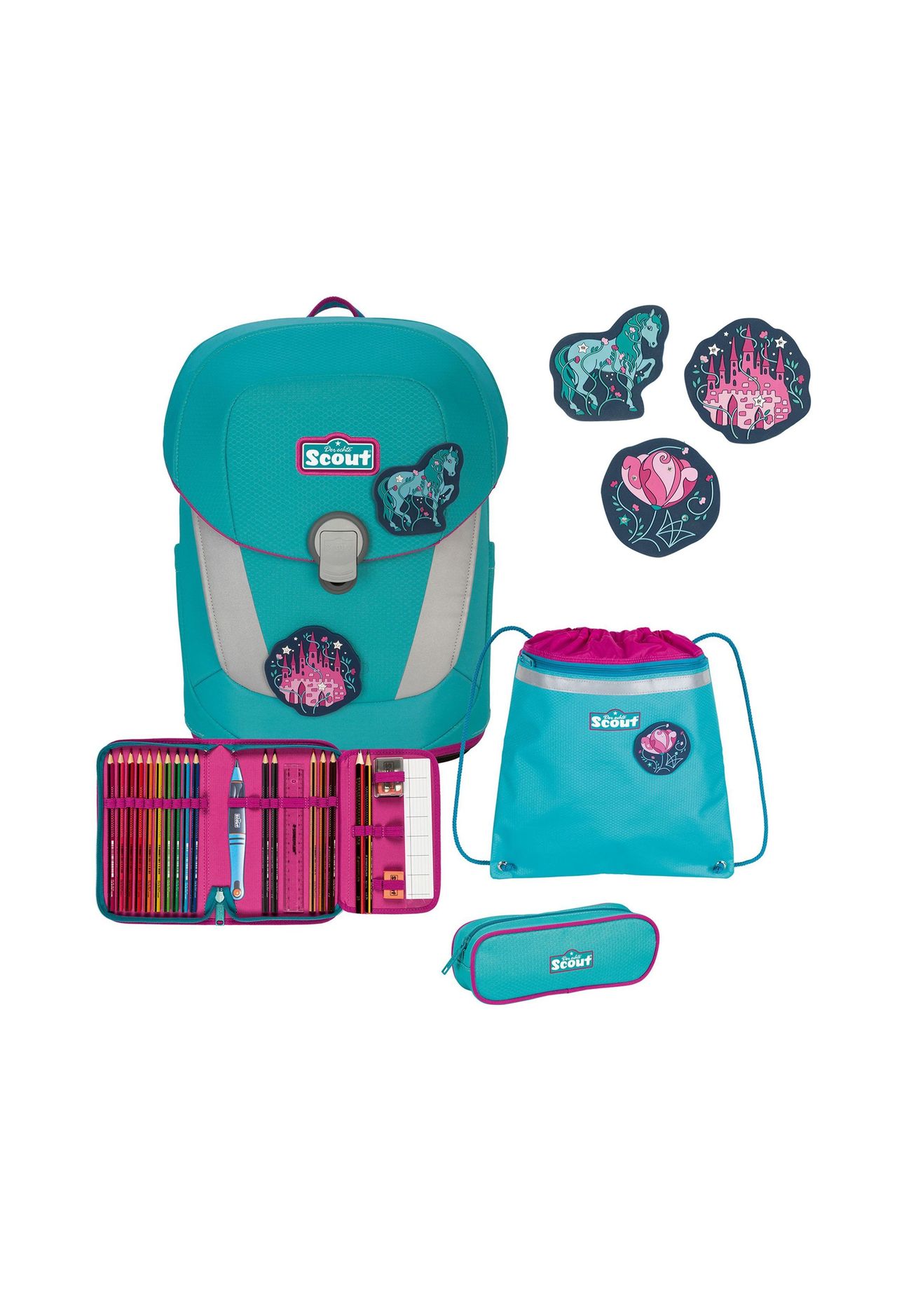 Набор школьных сумок Sunny II, 4 предмета Scout, цвет Dreamworld
Набор школьных сумок Sunny II, 4 предмета Scout, цвет Dreamworld