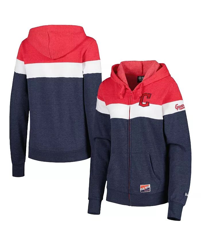 Женская куртка Heather Navy Cleveland Guardians с капюшоном и молнией в цветных блоках New Era
Женская куртка Heather Navy Cleveland Guardians с капюшоном и молнией в цветных блоках New Era