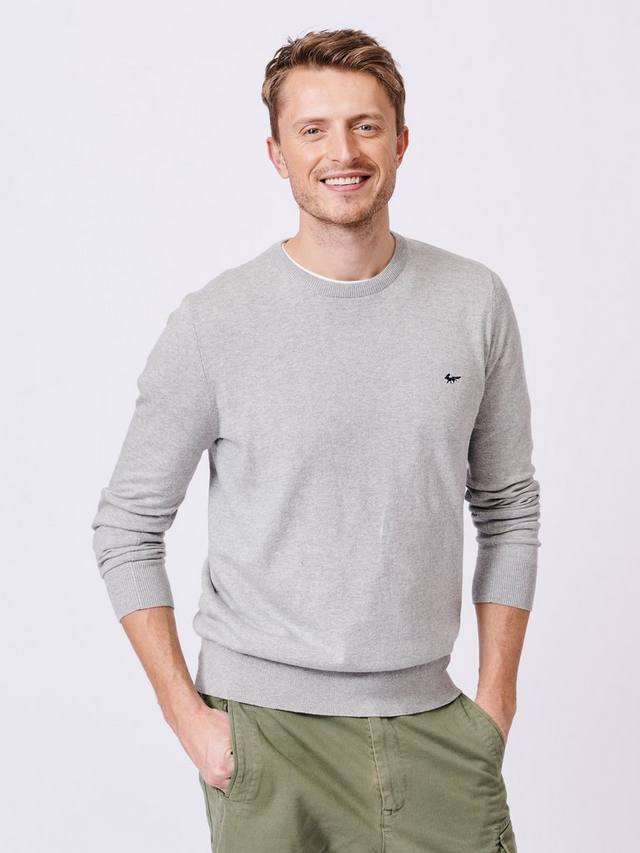 Рейвен хлопковый джемпер с круглым вырезом Aubin, Grey Marl
Рейвен хлопковый джемпер с круглым вырезом Aubin, Grey Marl