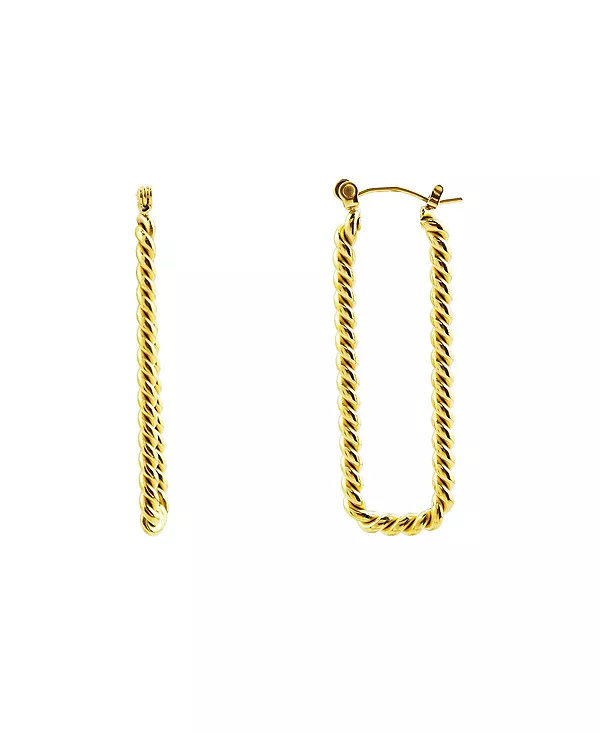 Серьга-Кольцо прямоугольной формы с закручивающейся петлей Rebl Jewelry, gold
Серьга-Кольцо прямоугольной формы с закручивающейся петлей Rebl Jewelry, gold