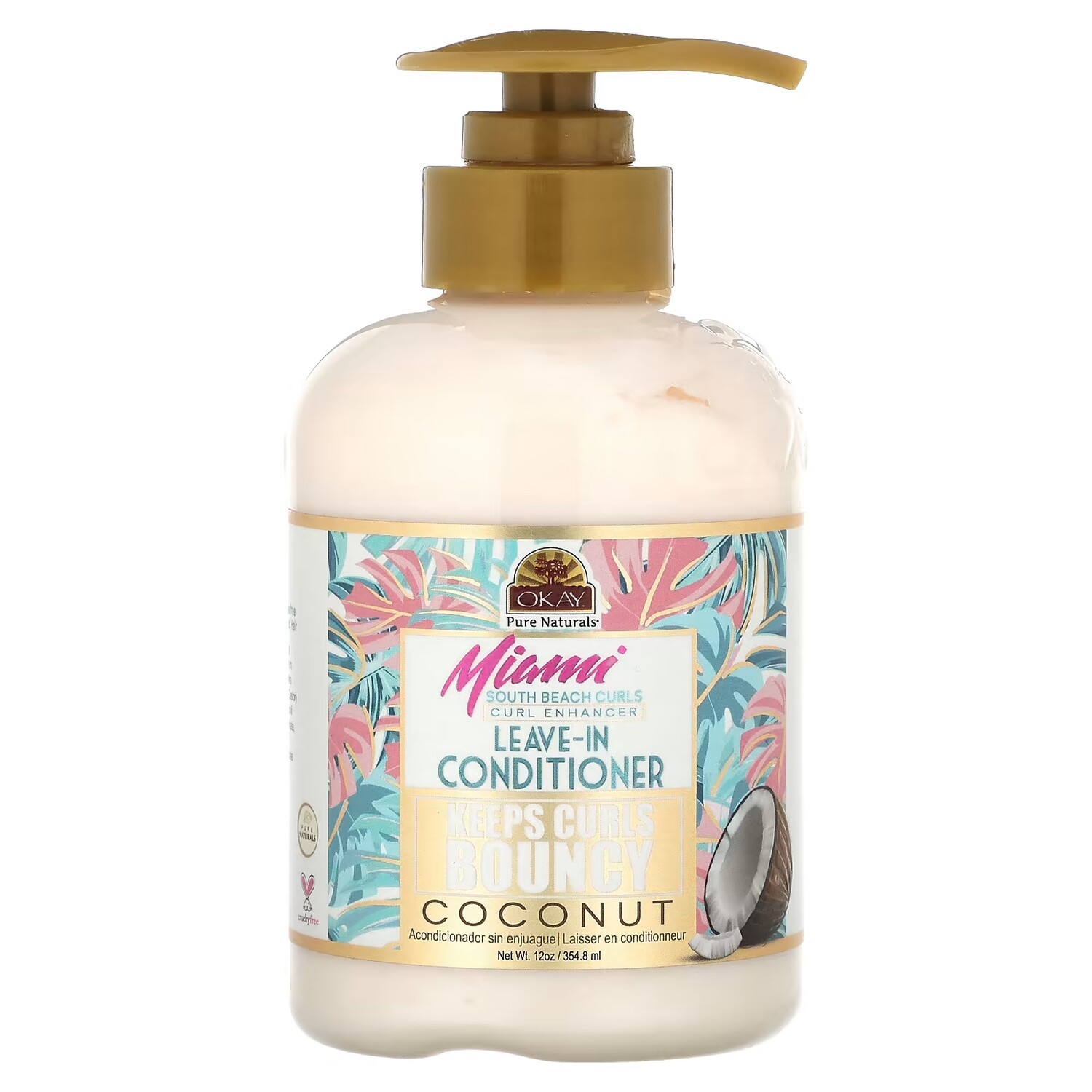 Кондиционер Okay Pure Naturals Miami South Beach Coconut Curl Enhancer, 354,8 мл
Кондиционер Okay Pure Naturals Miami South Beach Coconut Curl Enhancer, 354,8 мл