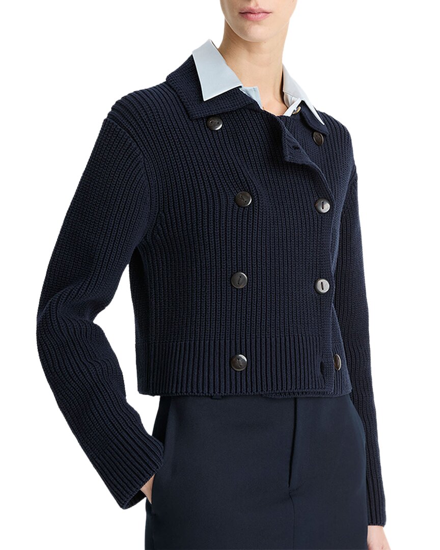 Двубортный свитер Vince Vince, синий
Двубортный свитер Vince Vince, синий