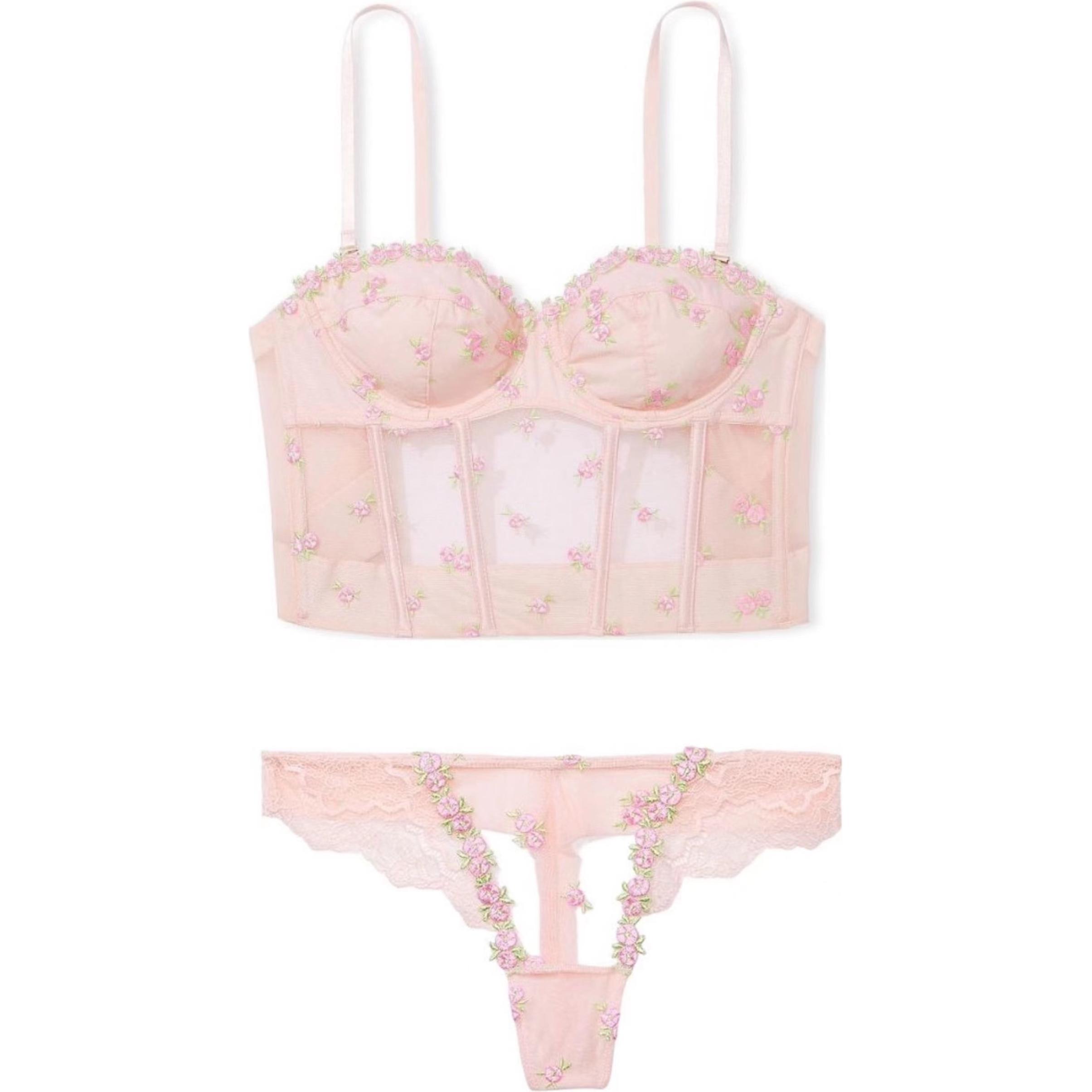 Victoria's Secret Женский комплект нижнего белья розовый
Victoria's Secret Женский комплект нижнего белья розовый