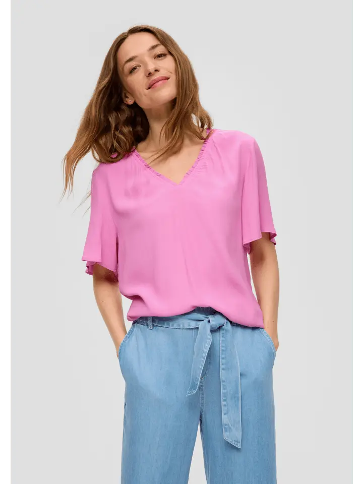 Блуза sOliver kurzarm, розовый
Блуза sOliver kurzarm, розовый