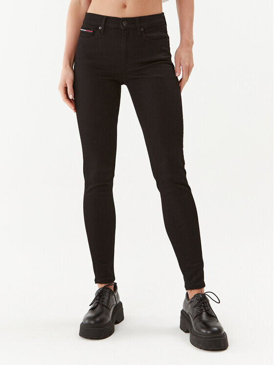 Джинсы скинни Tommy Jeans, черный 
Джинсы скинни Tommy Jeans, черный