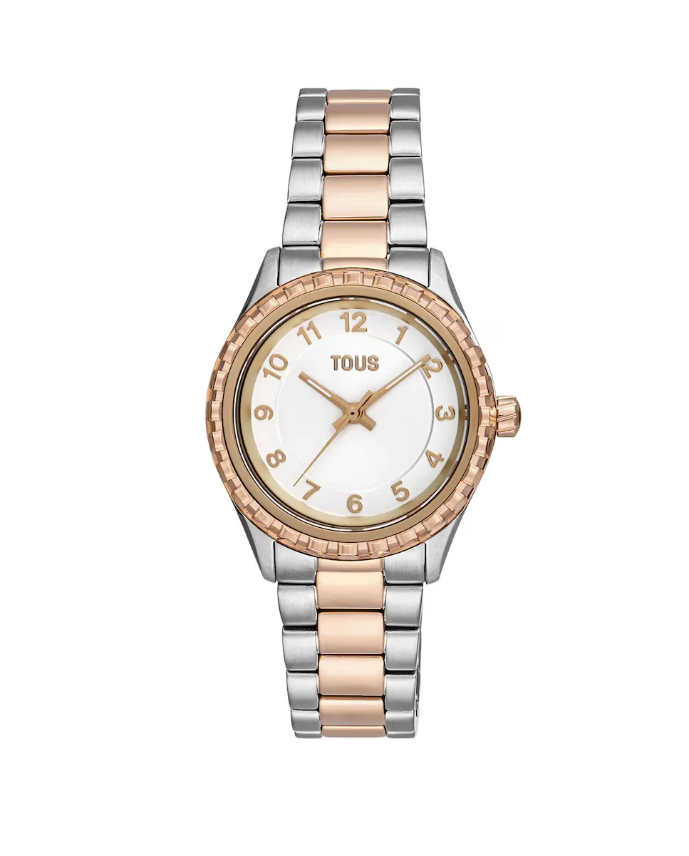 Аналоговые женские часы T-Bear Kdt с розовым двухцветным стальным браслетом Tous, мультиколор
Аналоговые женские часы T-Bear Kdt с розовым двухцветным стальным браслетом Tous, мультиколор