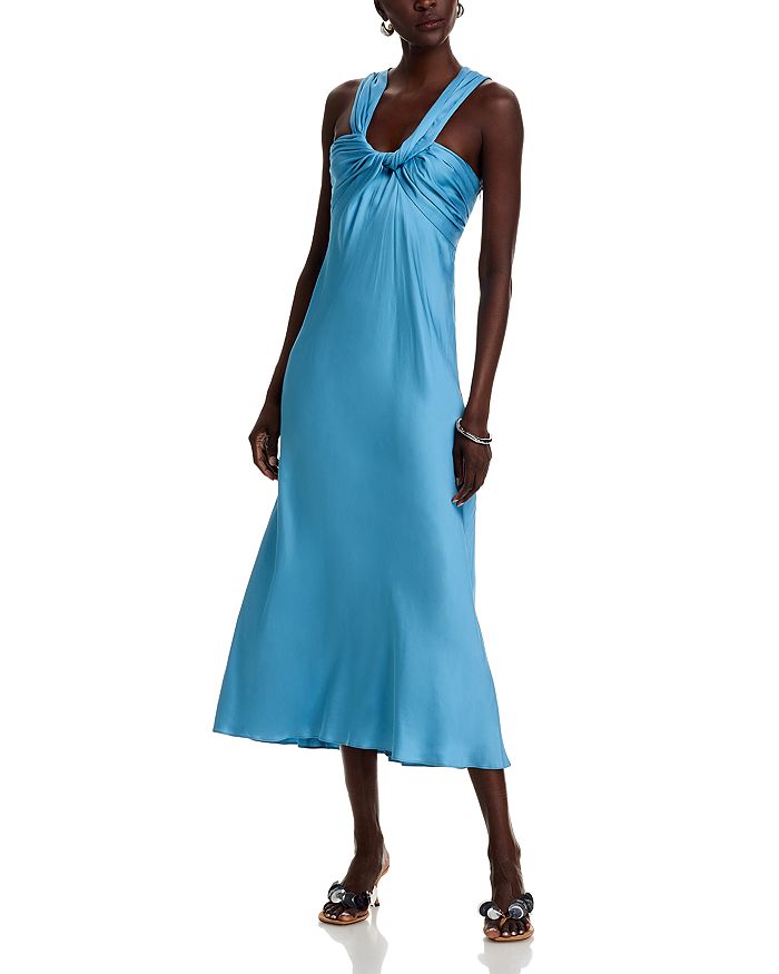 Платье Ivy Twist с запахом спереди A.L.C., синий
Платье Ivy Twist с запахом спереди A.L.C., синий