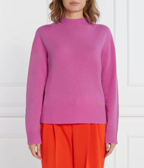 Шерстяной свитер Regular fit Pinko, фуксия 
Шерстяной свитер Regular fit Pinko, фуксия