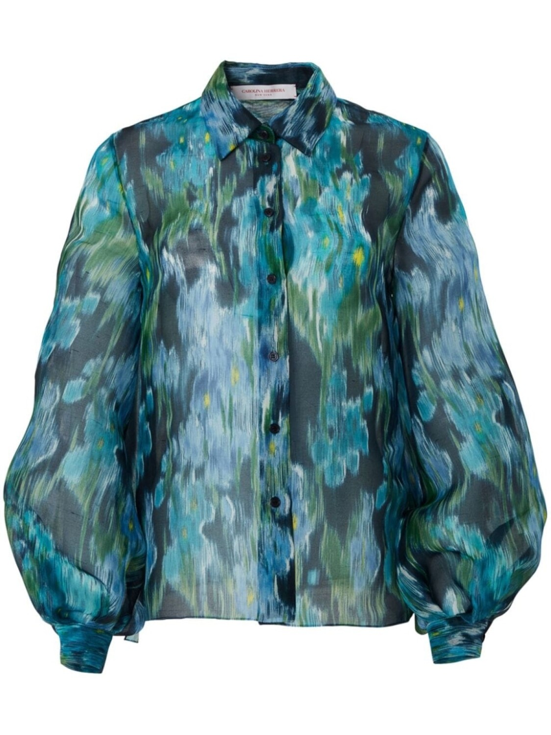 Carolina Herrera блузка с объемными рукавами и цветочным принтом, синий
Carolina Herrera блузка с объемными рукавами и цветочным принтом, синий