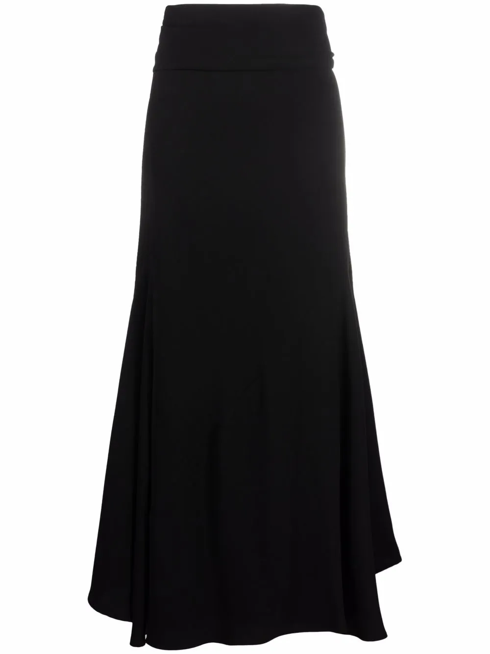 Юбка макси с завышенной талией и сборками Stefano Mortari, черный 
Юбка макси с завышенной талией и сборками Stefano Mortari, черный