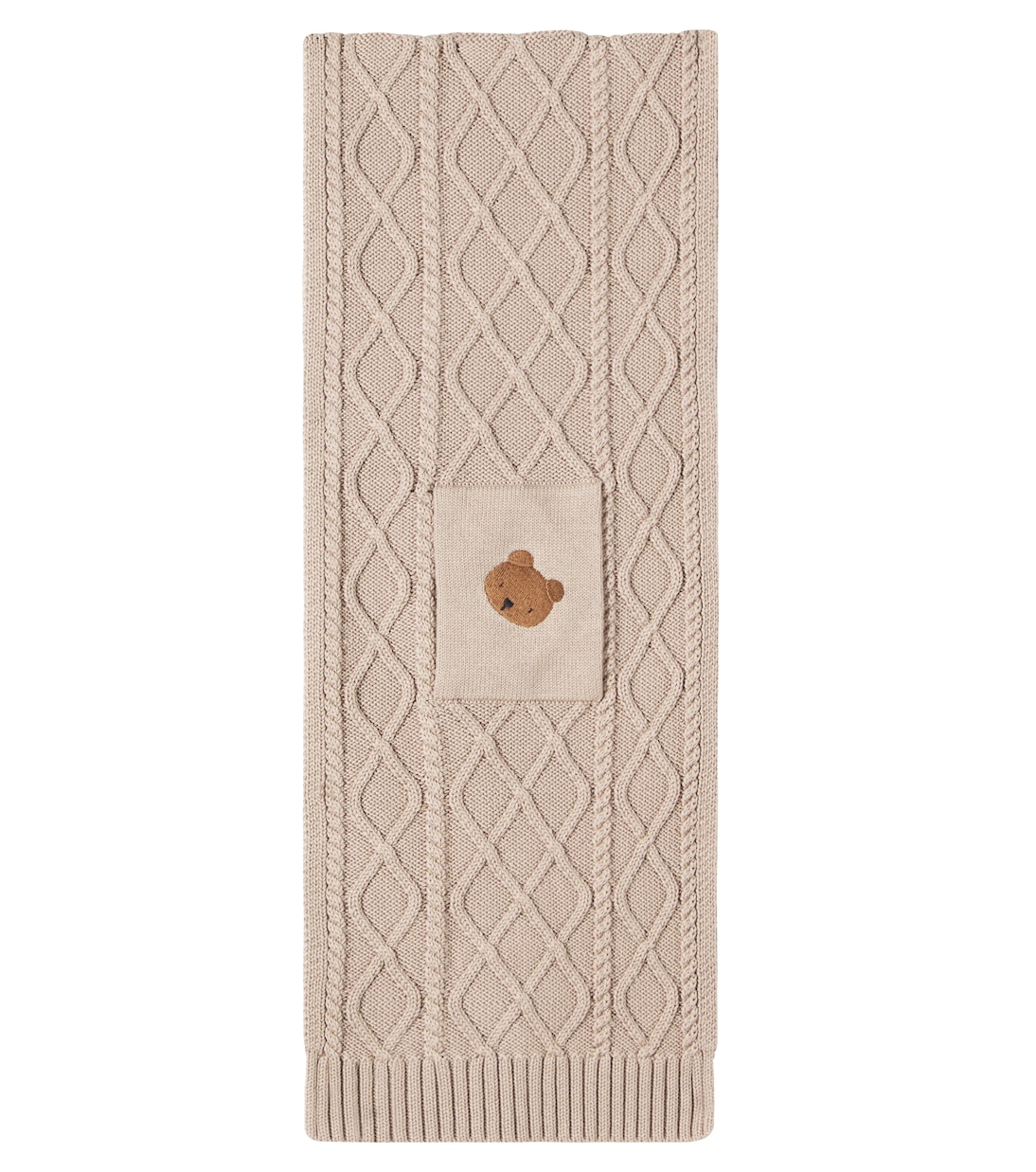 Хлопковый шарф Aatos с косичной вязкой Donsje, серо-коричневый
Хлопковый шарф Aatos с косичной вязкой Donsje, серо-коричневый