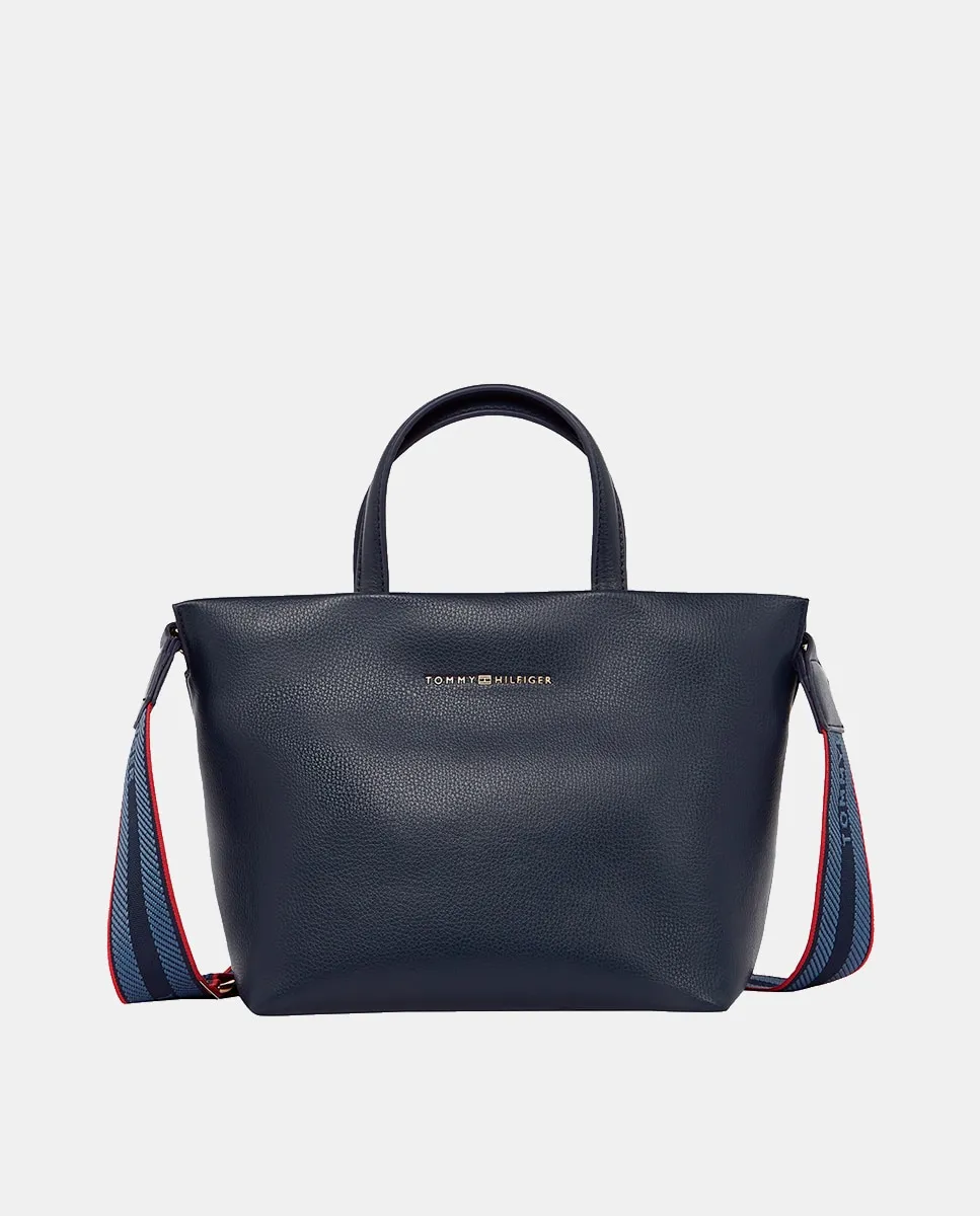 Темно-синяя фирменная мини-тоут Tommy Hilfiger
Темно-синяя фирменная мини-тоут Tommy Hilfiger