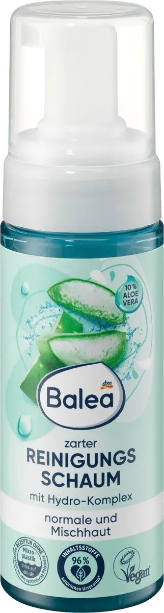 Пенка очищающая деликатная 150 мл. Balea
Пенка очищающая деликатная 150 мл. Balea