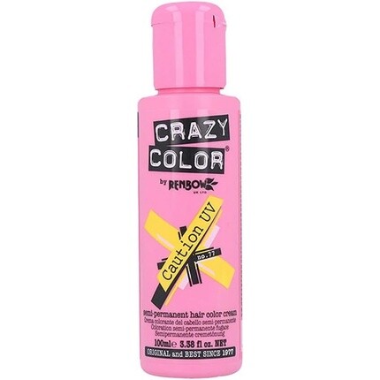 Полуперманентная крем-краска для волос Caution Uv 100 мл, Crazy Color
Полуперманентная крем-краска для волос Caution Uv 100 мл, Crazy Color