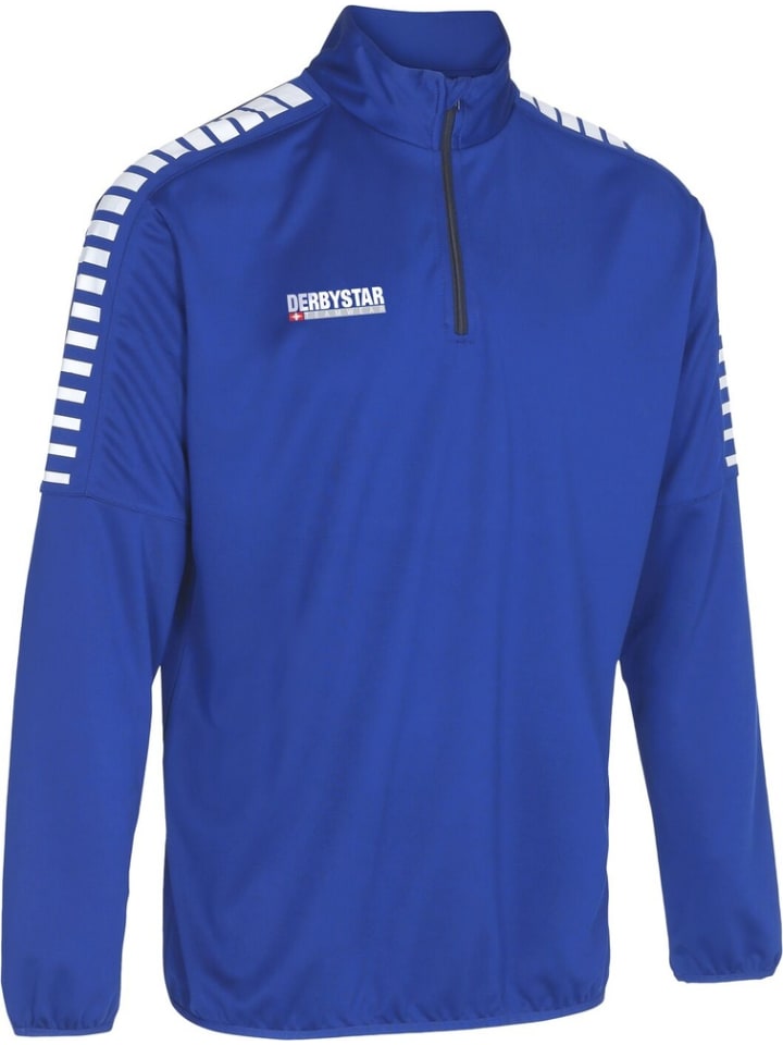 Детская тренировочная куртка "Hyper training top" синего цвета Derbystar
Детская тренировочная куртка "Hyper training top" синего цвета Derbystar