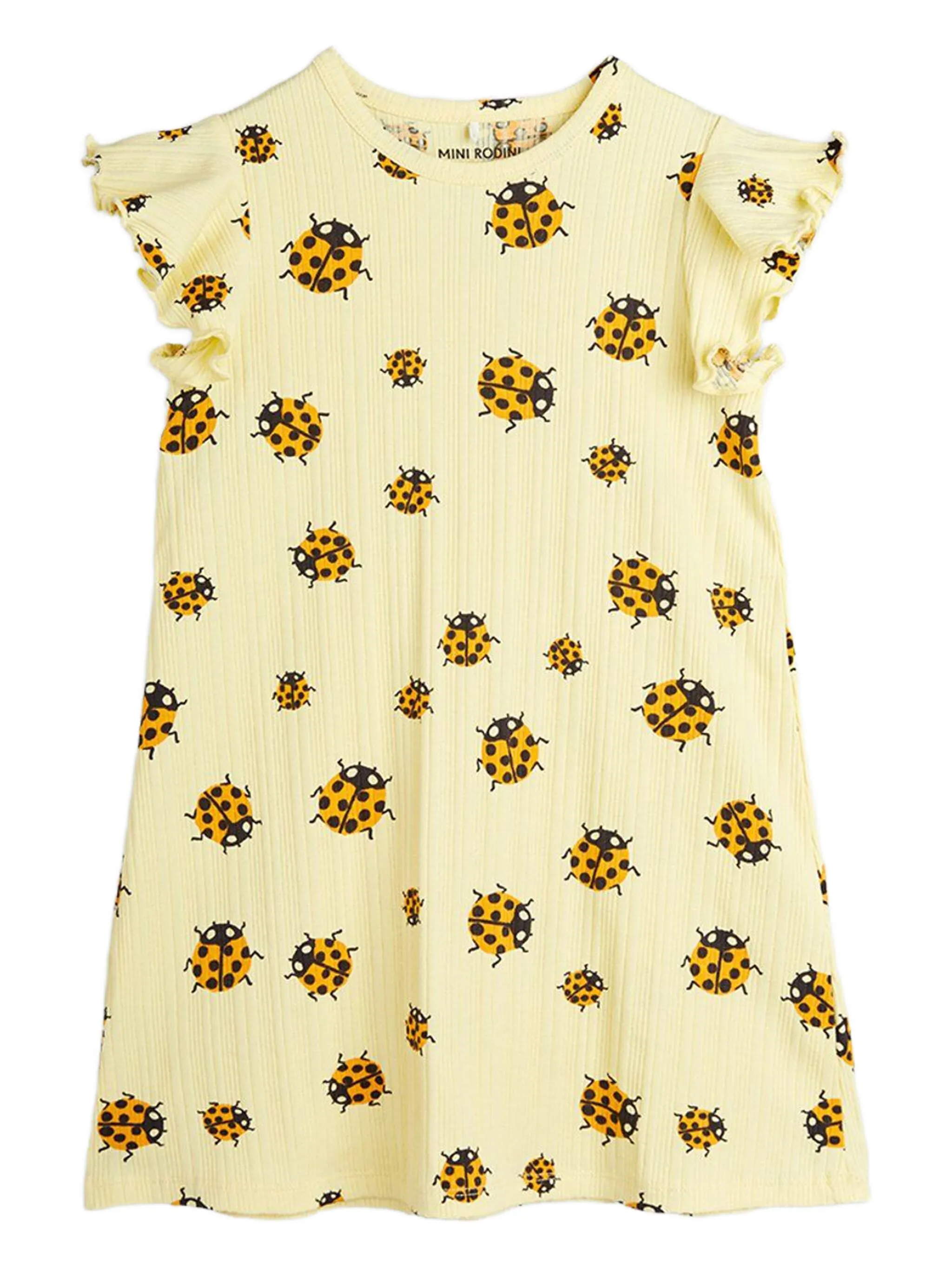 Платье с принтом Ladybugs Mini Rodini, желтый
Платье с принтом Ladybugs Mini Rodini, желтый