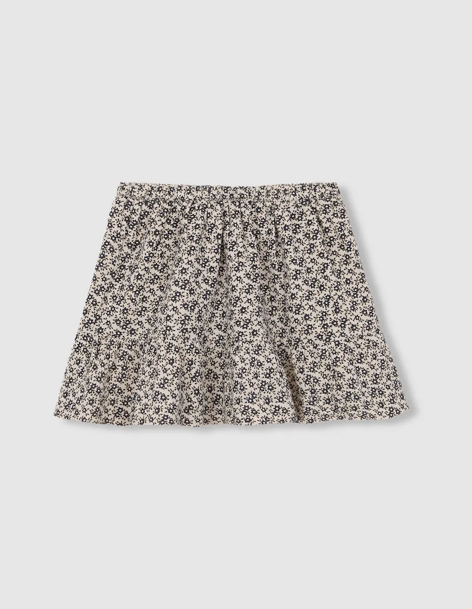 Детская короткая юбка с цветочным принтом белая Gocco, белый
Детская короткая юбка с цветочным принтом белая Gocco, белый