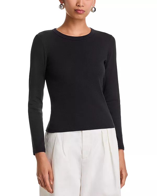 Футболка с длинным рукавом приталенного кроя от Nando Leset, черный
Футболка с длинным рукавом приталенного кроя от Nando Leset, черный