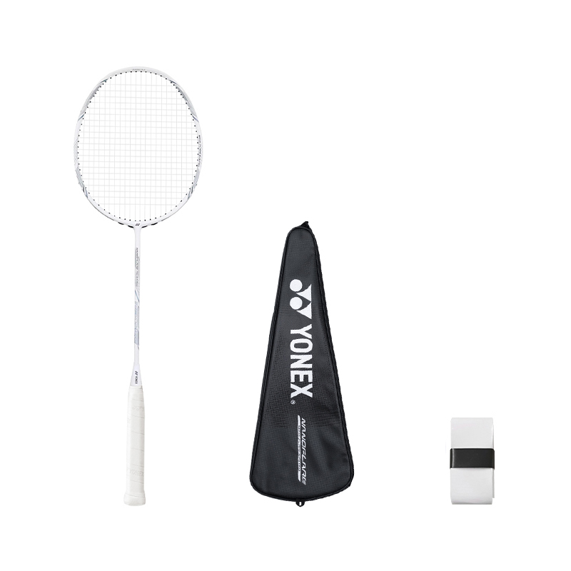 YONEX Ракетка для бадминтона Light Collection NF NTEX Full Carbon, скоростная модель, увеличенная скорость замаха, продвинутый уровень, белый серый
YONEX Ракетка для бадминтона Light Collection NF NTEX Full Carbon, скоростная модель, увеличенная скорость замаха, продвинутый уровень, белый серый