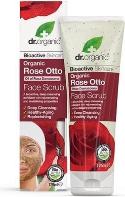 Dr.Organic Rose Otto, скраб для лица с органическим розовым маслом, 125 мл
Dr.Organic Rose Otto, скраб для лица с органическим розовым маслом, 125 мл