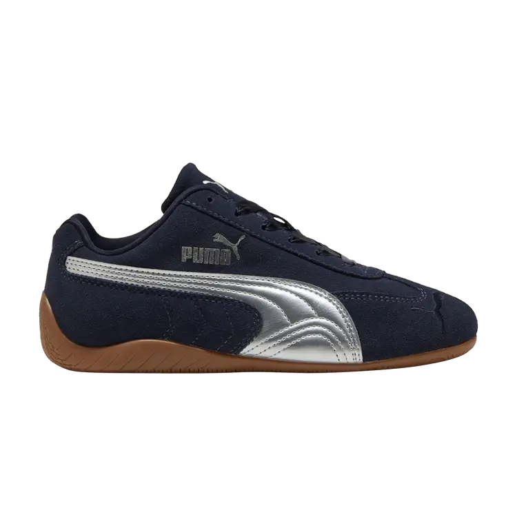 Кроссовки Puma Speedcat Big Kid, Metallic Pack - New Navy Silver
Кроссовки Puma Speedcat Big Kid, Metallic Pack - New Navy Silver