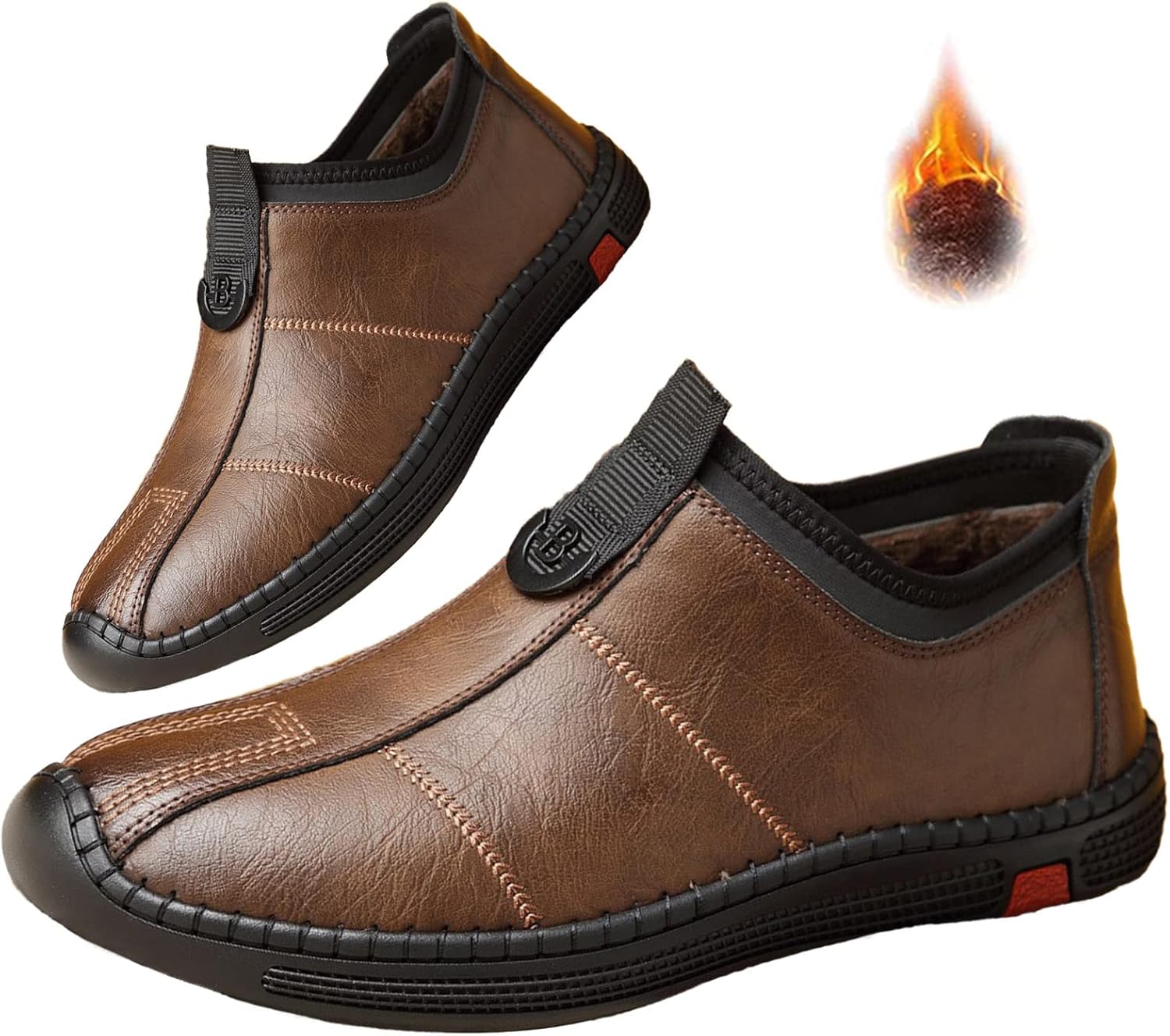 Мужские кожаные лоферы на ручной строчке, модные ботинки-чукка из телячьей кожи до щиколотки с термальной бархатной подкладкой и невидимым увеличением роста Angrymonkey, коричневый
Мужские кожаные лоферы на ручной строчке, модные ботинки-чукка из телячьей кожи до щиколотки с термальной бархатной подкладкой и невидимым увеличением роста Angrymonkey, коричневый