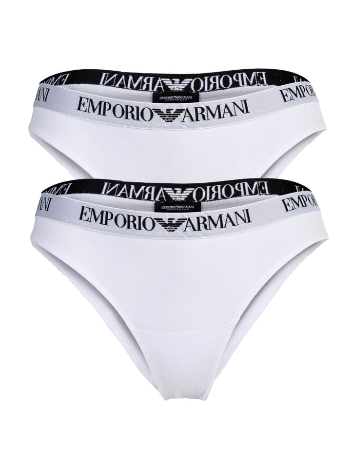 Emporio Armani Трусы, 2 штуки в упаковке, белого цвета
Emporio Armani Трусы, 2 штуки в упаковке, белого цвета