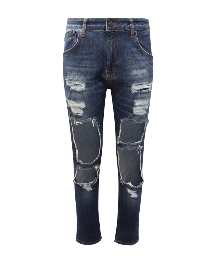 Рваные синие штаны Jijil, синий
Рваные синие штаны Jijil, синий