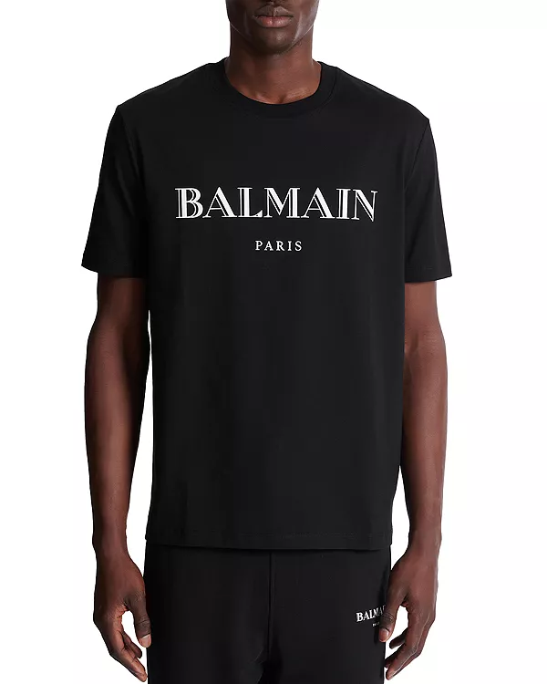 Футболка с винтажным логотипом Balmain, черный
Футболка с винтажным логотипом Balmain, черный