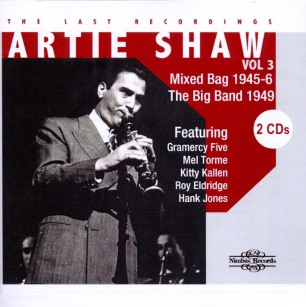 Диск CD Vol. 3-Last Recordings - Artie Shaw
Диск CD Vol. 3-Last Recordings - Artie Shaw