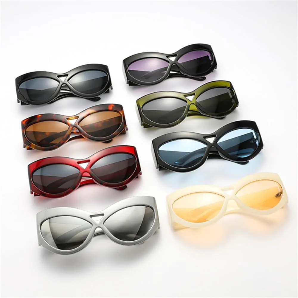 Солнцезащитные очки «кошачий глаз» в крупной оправе, ретро, с защитой от УФ-излучения UV400, с большими зеркальными дужками, в стиле панк, женские LANGSER, 4
Солнцезащитные очки «кошачий глаз» в крупной оправе, ретро, с защитой от УФ-излучения UV400, с большими зеркальными дужками, в стиле панк, женские LANGSER, 4