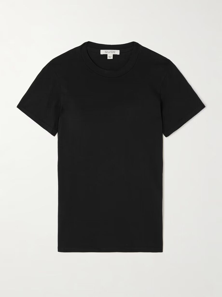 Футболка Mariela из хлопкового джерси Nili Lotan, черный
Футболка Mariela из хлопкового джерси Nili Lotan, черный
