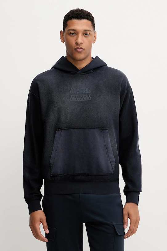 Хлопковая толстовка B-Comel Napapijri, темно-синий
Хлопковая толстовка B-Comel Napapijri, темно-синий
